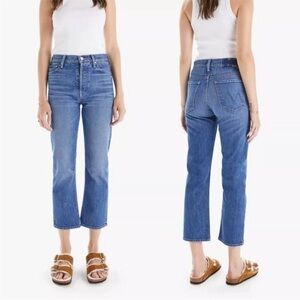 MOTHER THE TOMCAT RUNNING WITH SCISSORS Classic Blue Denim Jeans. Size 25